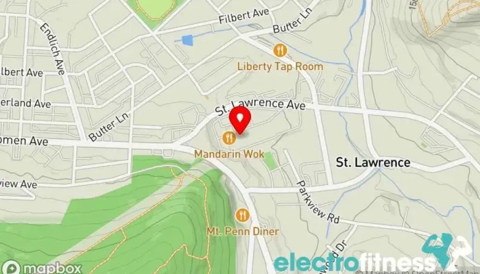 map of Warhouse Strength Gym in Reading
