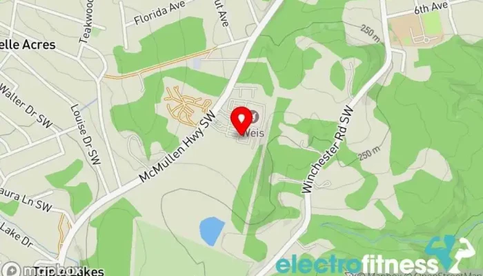 map of Warrior Fitness Gym in Cresaptown