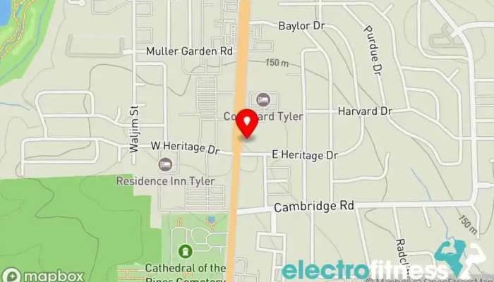 map of WELFIT50+ Fitness Care Personal trainer in Tyler