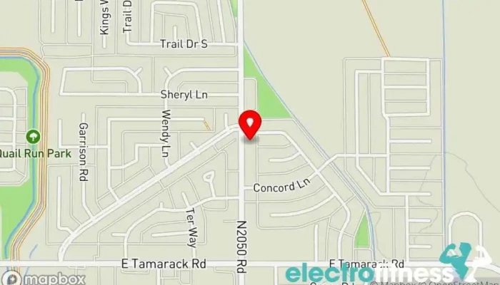 map of Whitaker's Extreme Gymnastics Gymnastics center in Altus