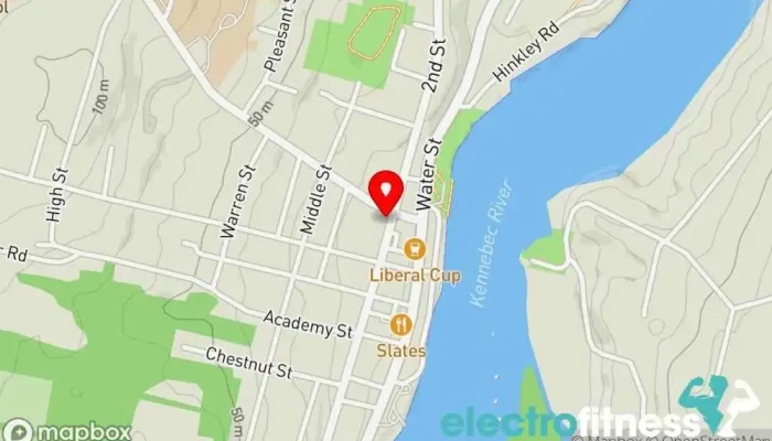 map of White Pine Wellness Maine Massage therapist, Health consultant, Herbalist, Massage school, Yoga instructor, Yoga studio in Hallowell