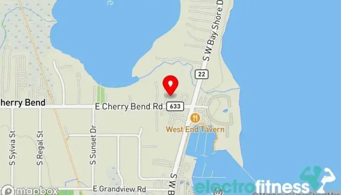 map of Wildfire Fitness Personal trainer, Fitness center, Gym, Physical fitness program in Traverse City