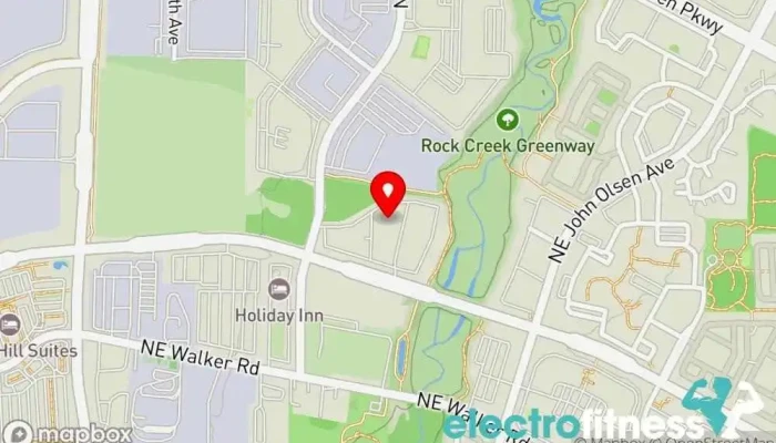 map of Will Power Gym Gym, Fitness center, Personal trainer, Vitamin & supplements store, Weightlifting area in Hillsboro