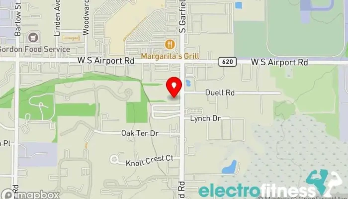map of Wolf Wellness Fitness center in Traverse City