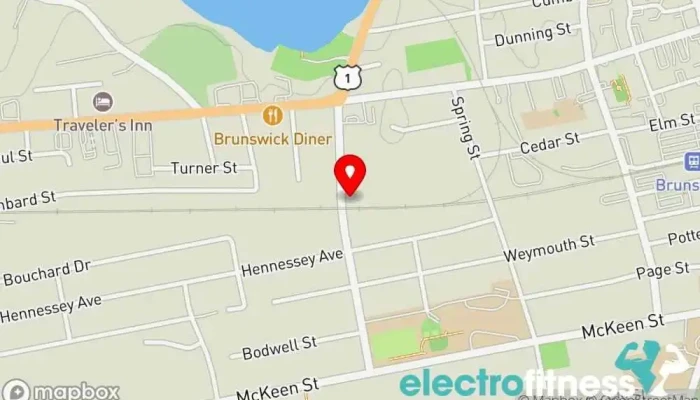 map of Women's Fitness Studio & Spa Fitness center, Gym, Personal trainer, Women's personal trainer in Brunswick
