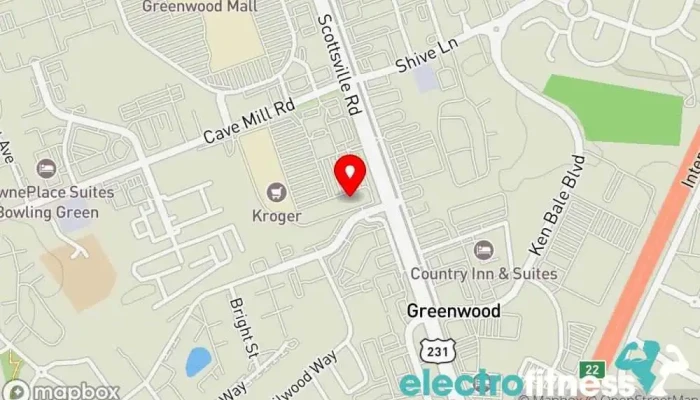 map of Workout Anytime Greenwood Square Gym, Personal trainer, Physical fitness program, Tanning salon in Bowling Green