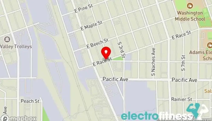 map of Yakima Fitness Nutrition Personal trainer, Fitness center, Gym, Physical fitness program in Yakima