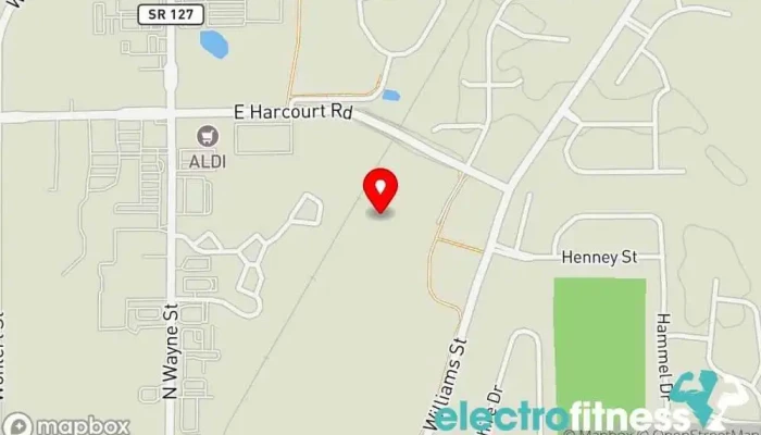map of YMCA of Steuben County Non-profit organization, Gym, Youth organization in Angola