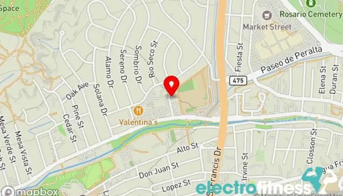 map of Yoga 1 Studio Yoga studio in Santa Fe