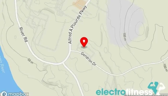 map of Zbon Fitness Gym in Lewiston